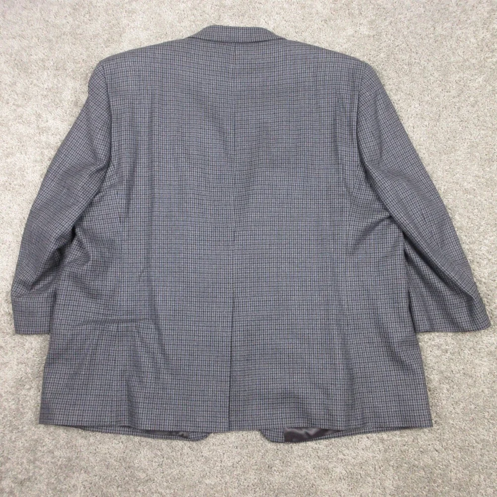 Lauren Ralph Lauren Jacket Mens 54 R Blue‎ Plaid Wool Blazer Business Office